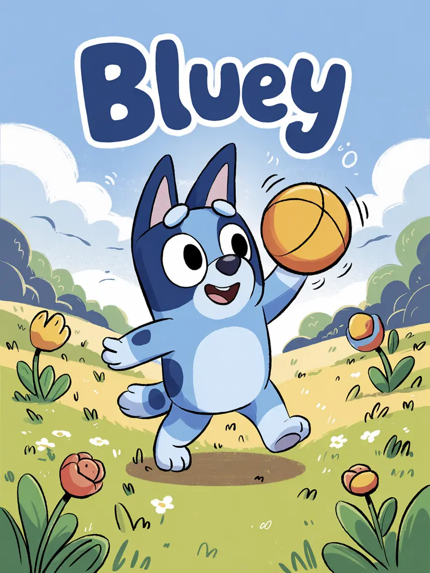 Bluey Coloring Pages