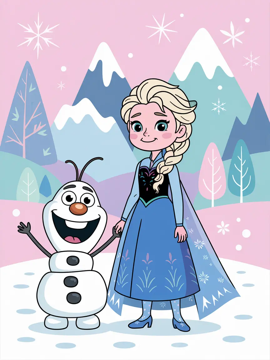 Frozen Coloring Pages