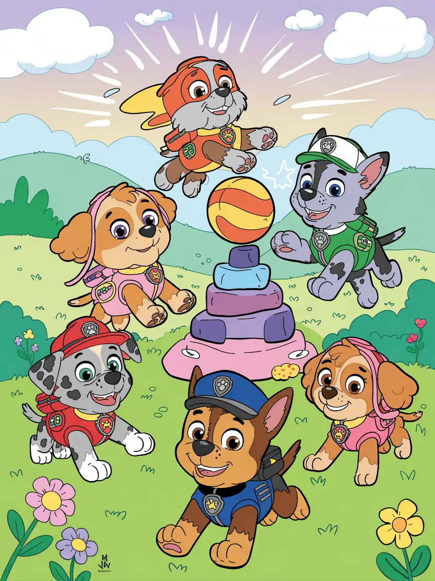 Paw Patrol Coloring Pages