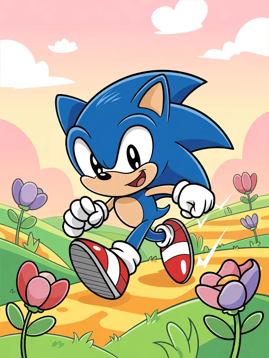 Sonic Coloring Pages