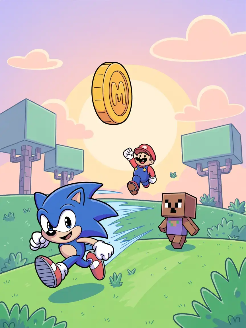 Video Games Coloring Pages